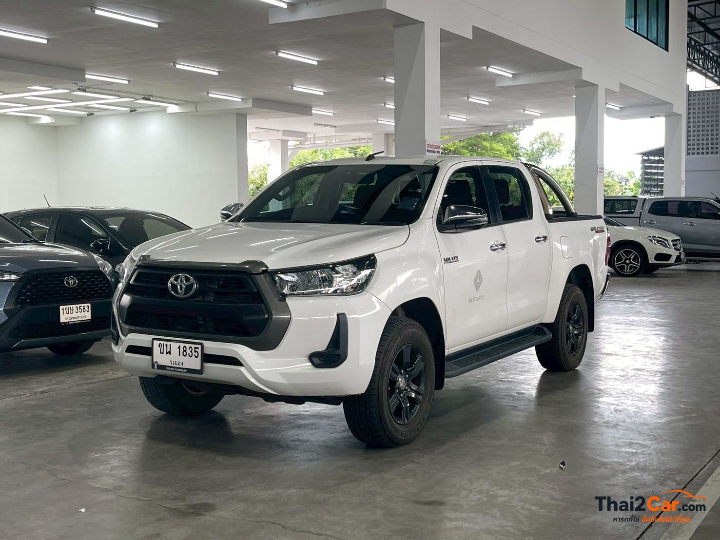 Toyota Hilux Revo Revo H 4Door Prerunner 4ประตู 2.4ENTRY เกียร์ AT สีขาว ไมล์ 152,749 กม. ผ่อนเริ่มต้น 9,xxx/เดือน 2021