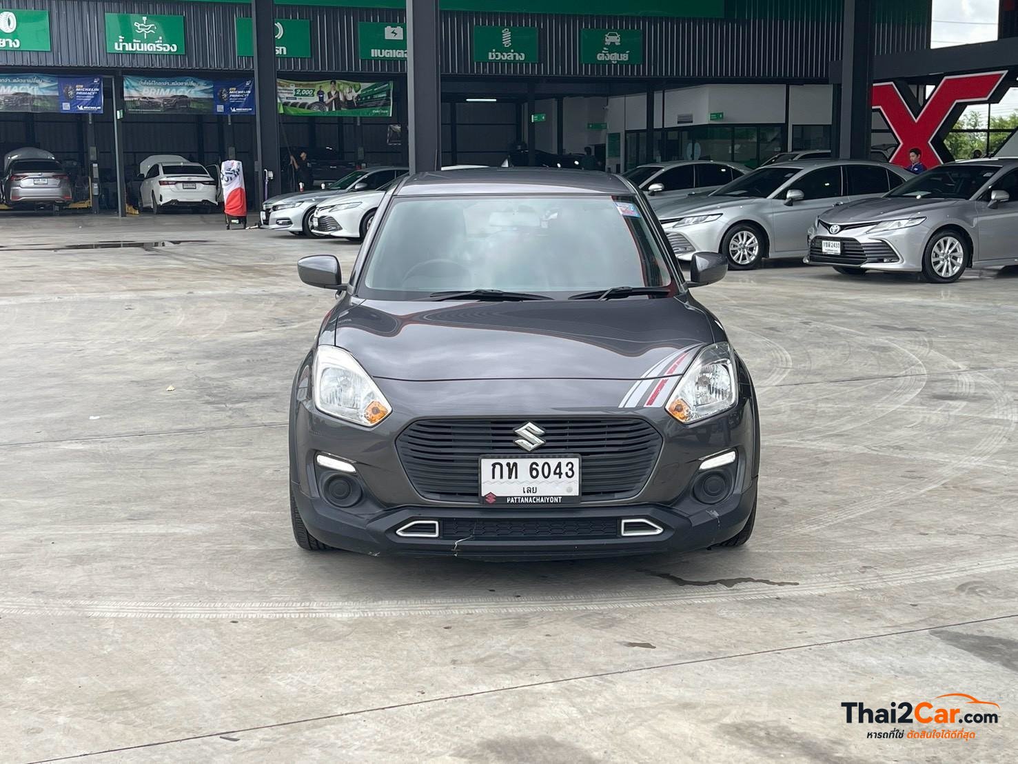 Suzuki Swift Swift 1.2GL MAX Edition จด22 เกียร์ AT สีเทา ไมล์ 36,926 กม. ผ่อนเริ่มต้น 5,xxx/เดือน 2020